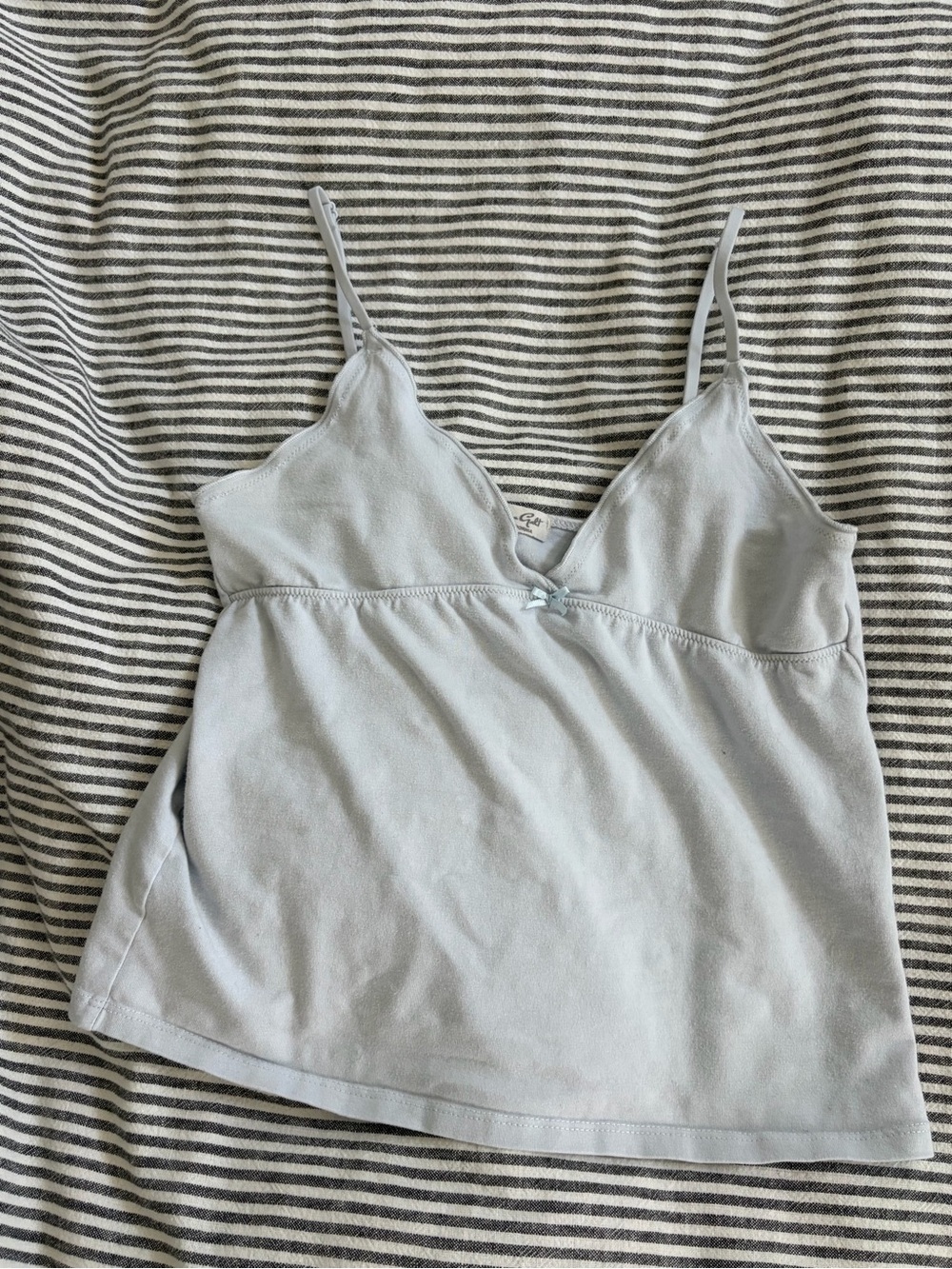 Brandy Melville Pale Blue Spaghetti Strap Tank